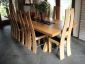 Contemporary Oak Table and Chairs Commission