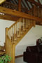 Oak Staircase Open Riser Notched Stringer